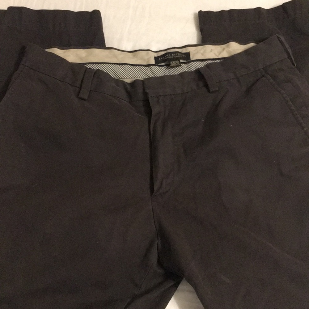 Barely Worn Banana Republic Charcoal Chino